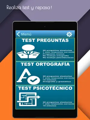 Test Oposiciones Policía Nacio android App screenshot 0