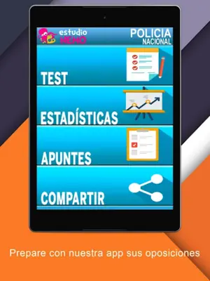 Test Oposiciones Policía Nacio android App screenshot 2